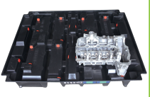 路虎三缸发动机缸盖毛呸厚片吸塑托盘